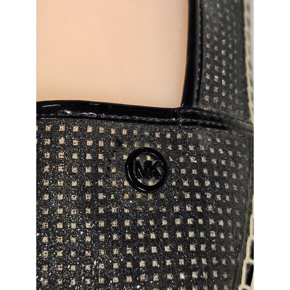 NWT Michael Kors Women's Black Canvas Kendrick Slip-On  Espadrilles Size 9.5 255 - Picture 7 of 16